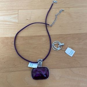 Lia Sophia necklace and extra pendant